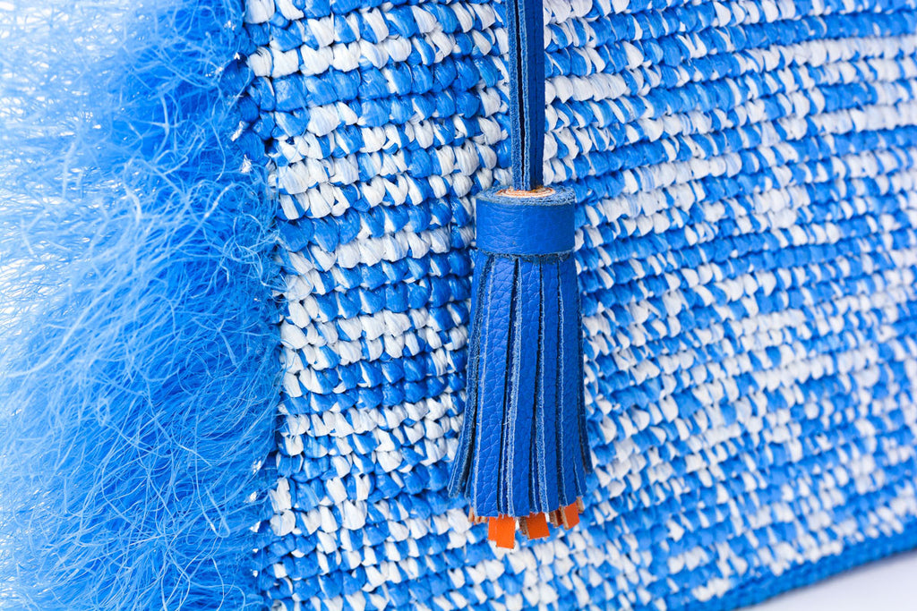 Blue Monawara Clutch