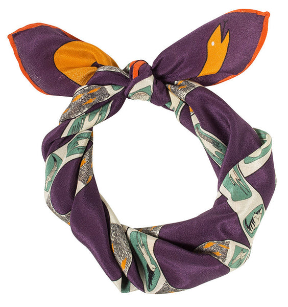 Multi Furious Phyton Silk Pocket Square