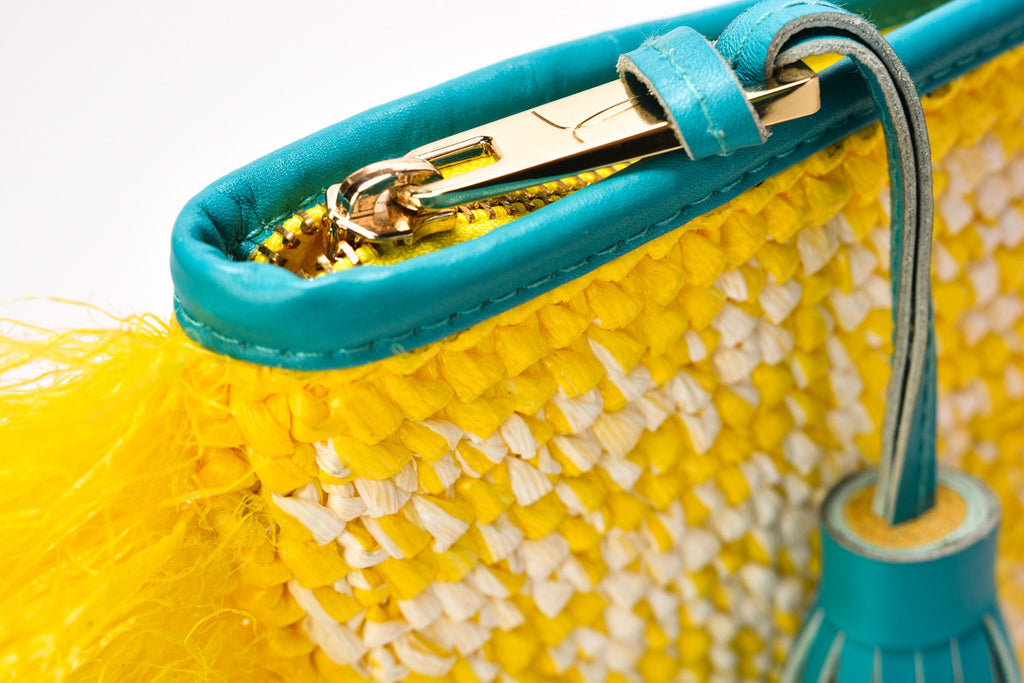 Yellow Monawara Clutch