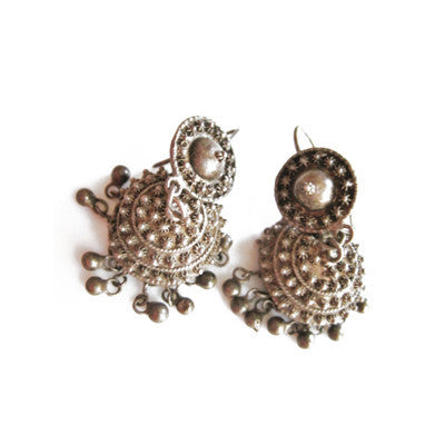 Vintage Silver Thai Earrings