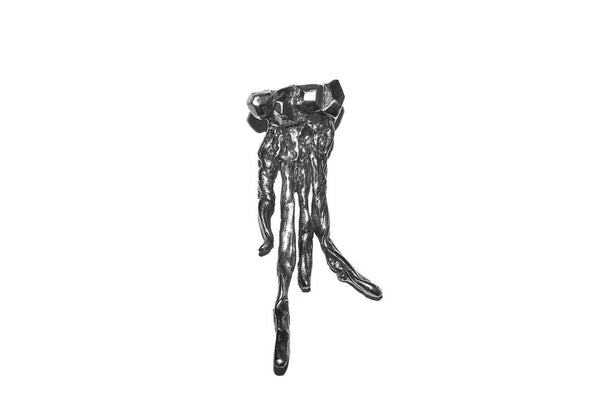 Silver Squid Brooch