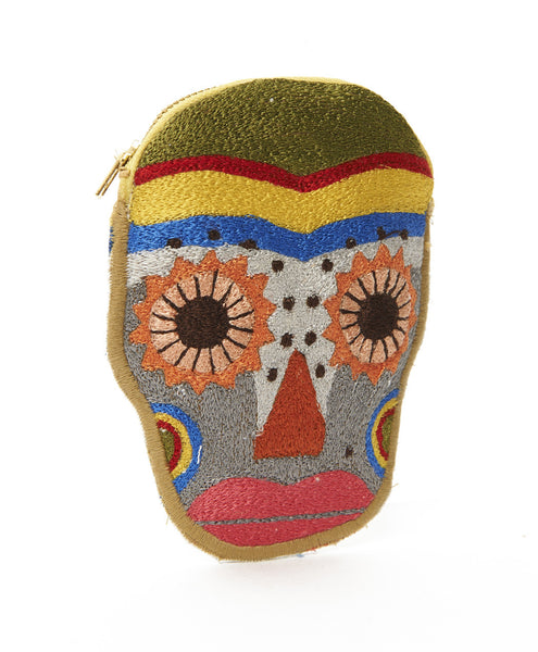 Mexican Skull Pouch