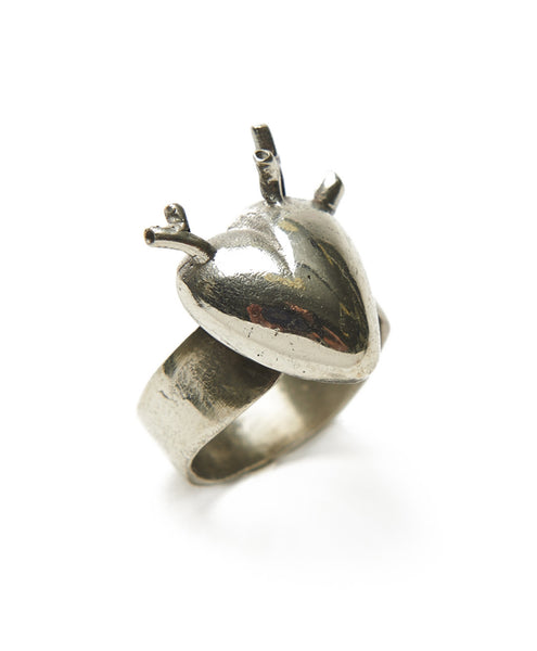 Silver Heart Ring