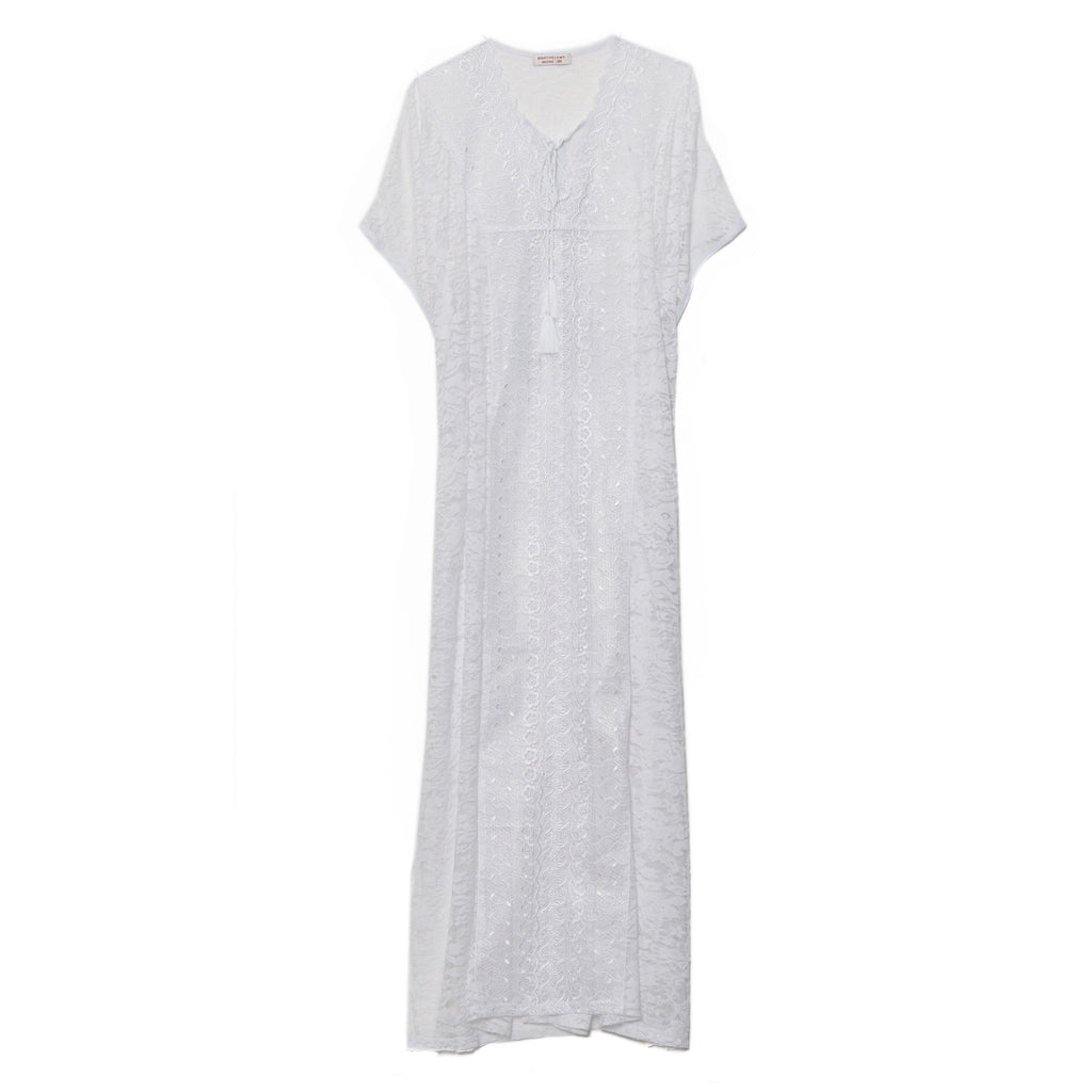 White Lace Caftan