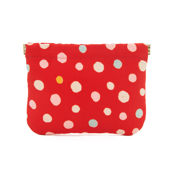 Red Polka Dot Mia Pouch