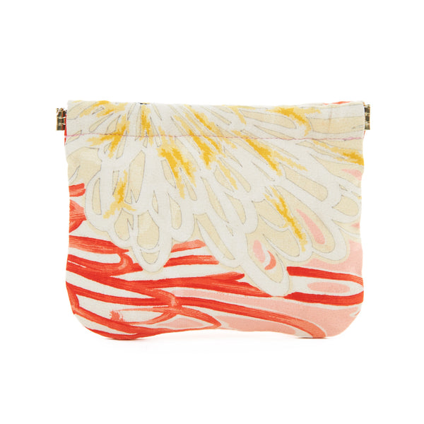 Pink Floral Printed Mia Pouch