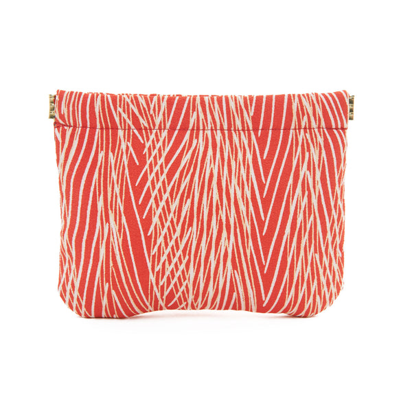 Red Striped Mia Pouch