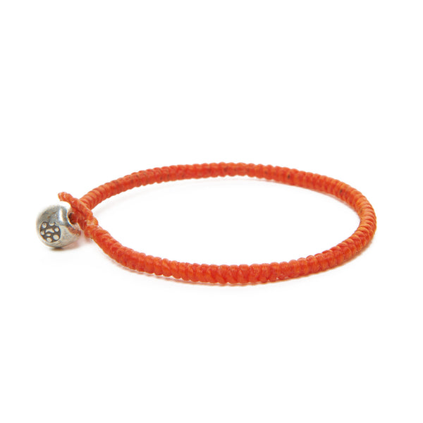 Kid's Orange Flower Nugget Bracelet