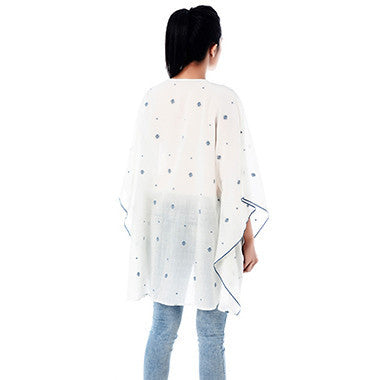 Indigo Buti Cotton Shaina Caftan