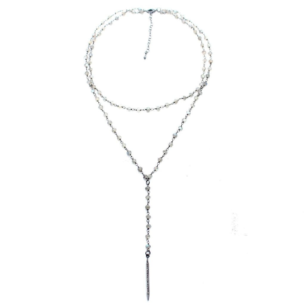 Juliet's Dagger Diamond Necklace