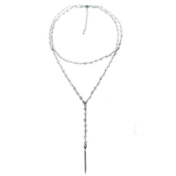 Juliet's Dagger Diamond Necklace