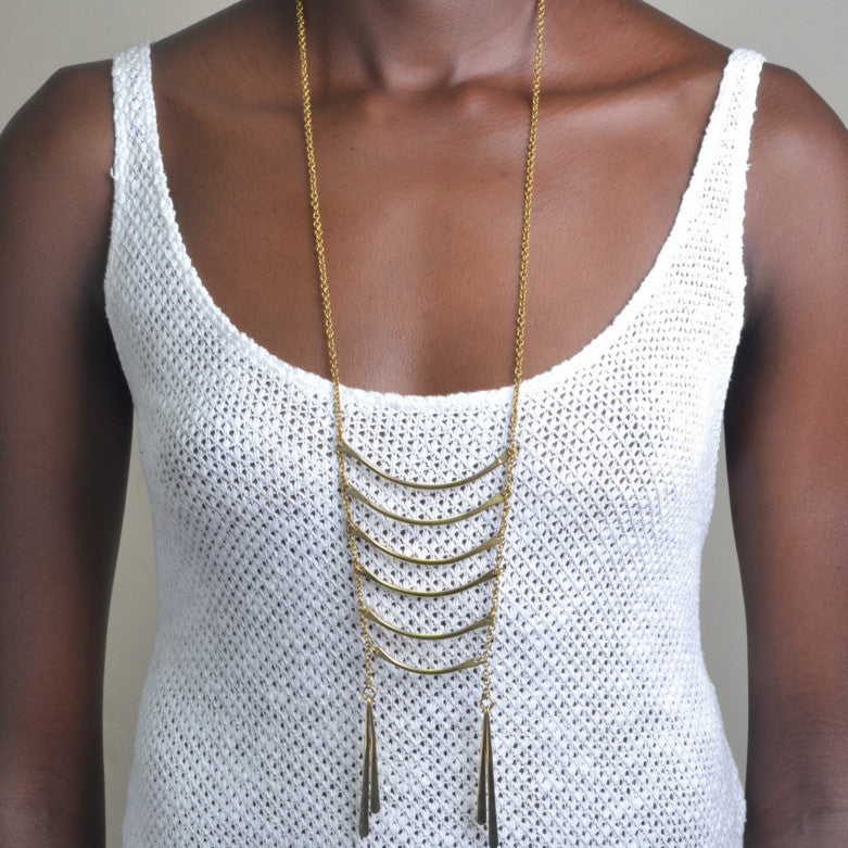 Layered Bar Necklace
