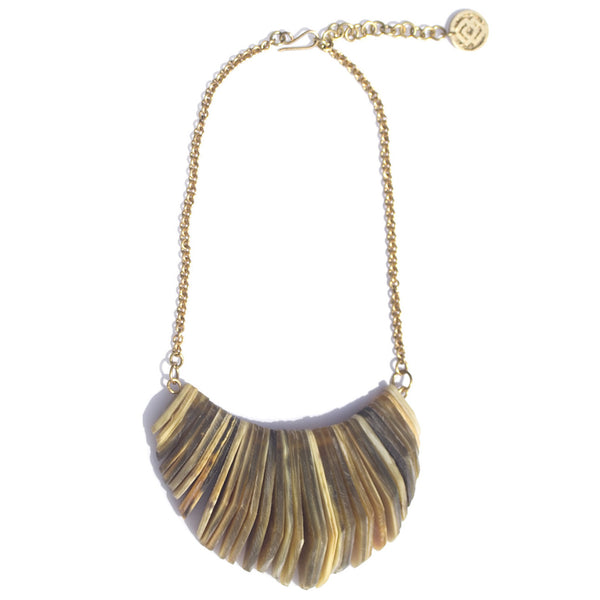 Soko x Laura Siegel Stacked Horn Necklace (Partial)