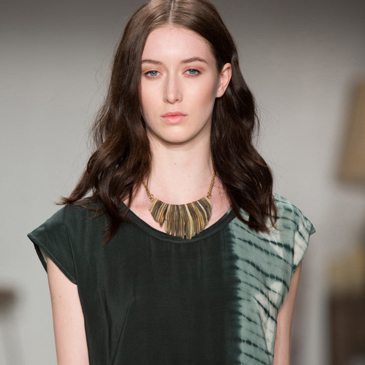 Soko x Laura Siegel Stacked Horn Necklace (Partial)