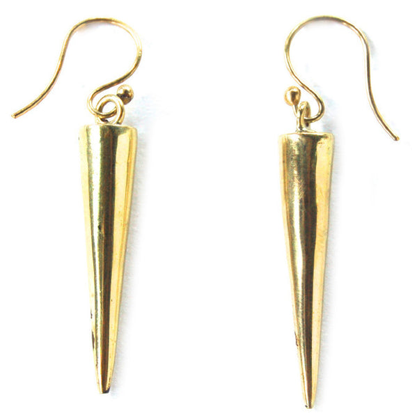 Brass Oko Earrings