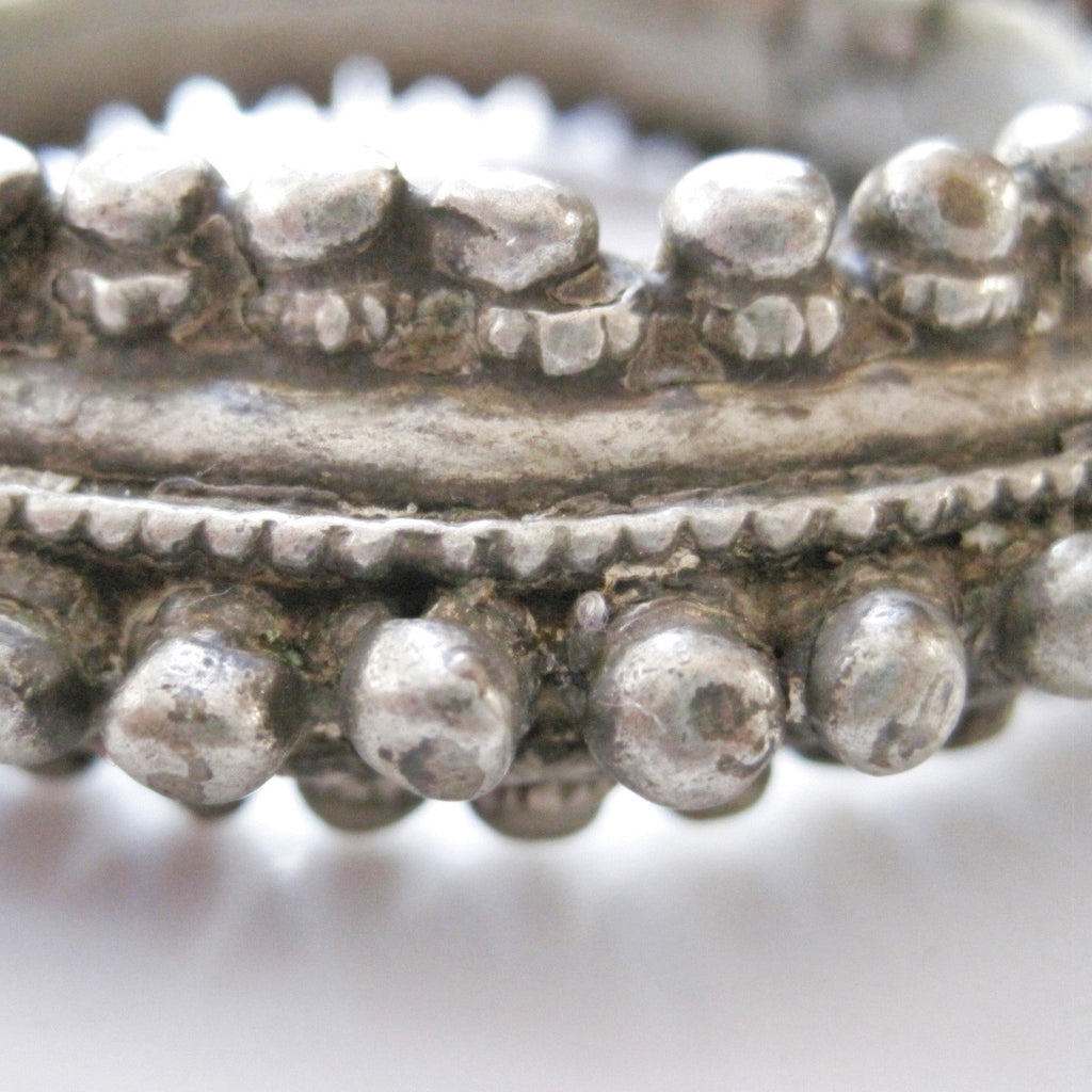 Matching Pair of Solid Metal Bedouin Bracelets