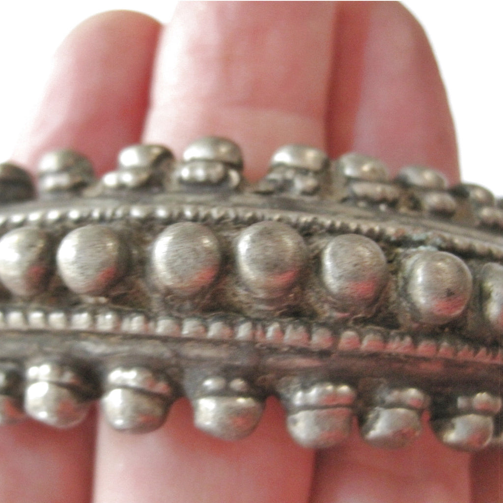 Matching Pair of Solid Metal Bedouin Bracelets