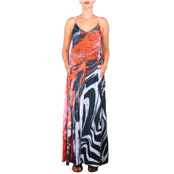 Hot Lava Maxi Pocket Dress