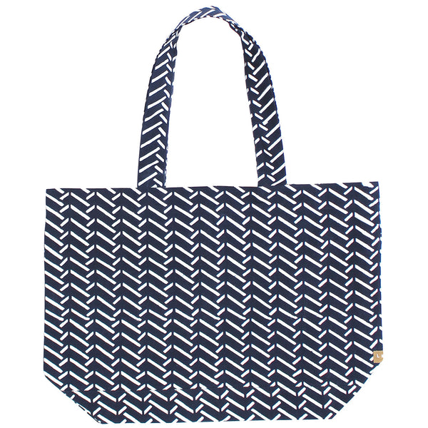 Indigo Hand-dyed Cotton Chopsticks Tote Bag