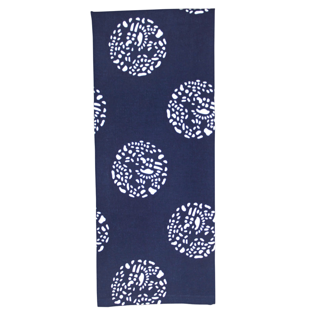 Indigo Hand-dyed Cotton On The Fence + Dot Dot Tea Towel Set