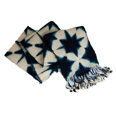 Magic Indigo Tie Dye Scarf