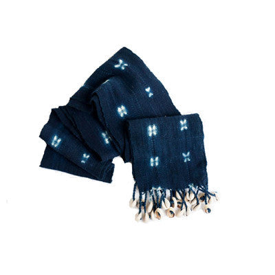 Magic Indigo Tie Dye Scarf