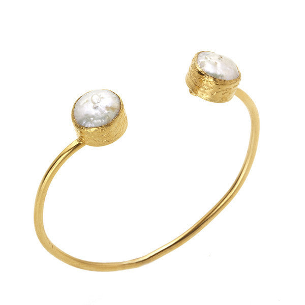 Gold and Pearl Sadik Bracelet