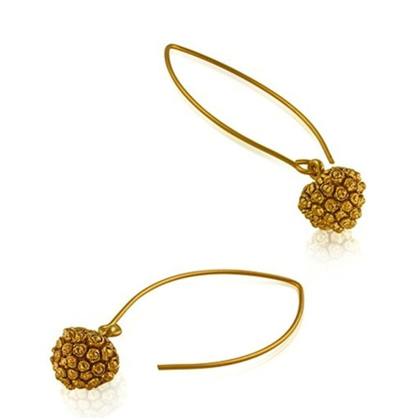 Kousa Dogwood Fruit Earrings - Vermeil