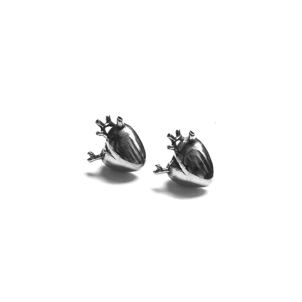 Silver Heart Cufflinks