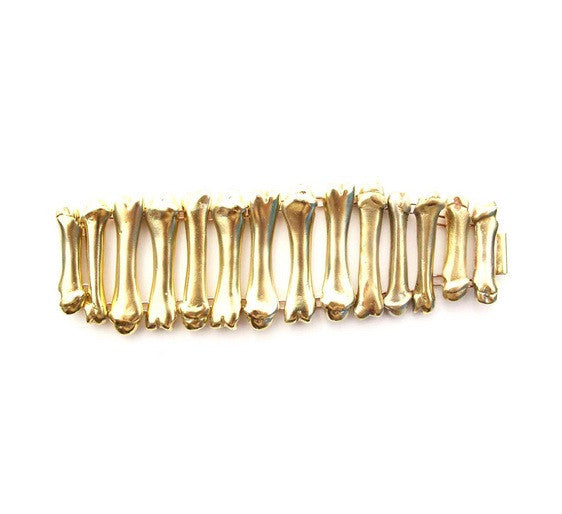 Gold plated Bones Bracelet