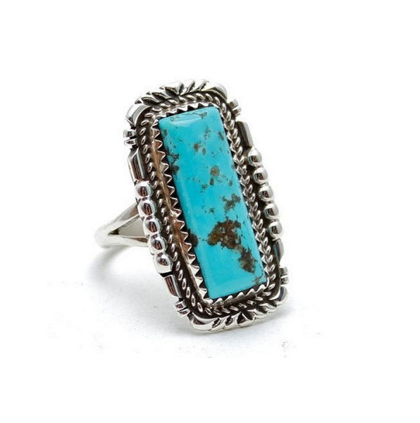 Clear Sky Turquoise Native American Ring