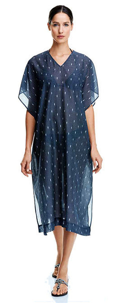 Dark Blue Naz Caftan