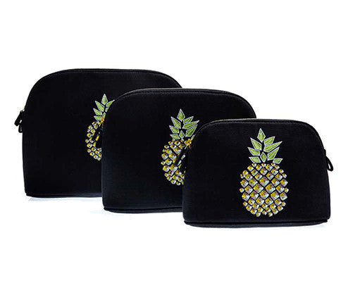 Large Pineapple Cosmetic Pouch