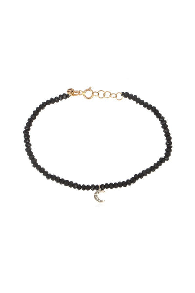 Diamond Moon Onyx Bracelet