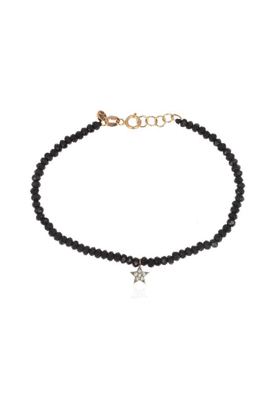 Diamond Star Onyx Bracelet