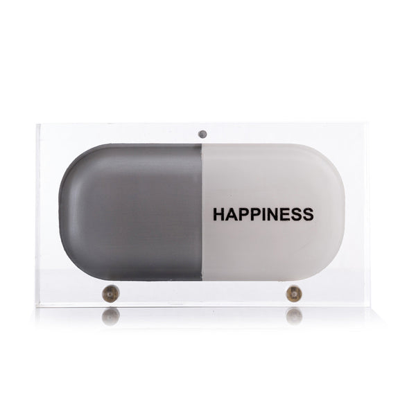 Silver Happiness Pill Clutch