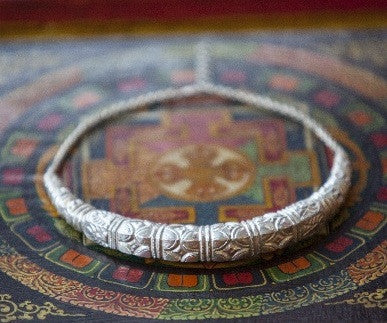 Silver Hansuli Necklace