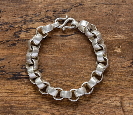 Silver Sikri Link Bracelet