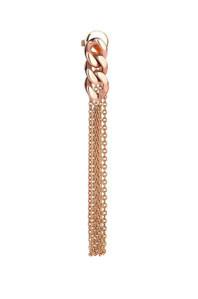 Long Gold Chain Link Earring