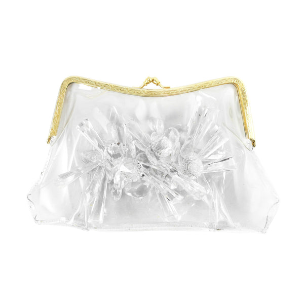 PVC and Crystal Clutch