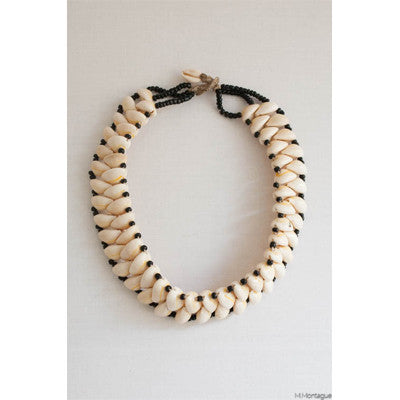 African Tribal Shell Necklace