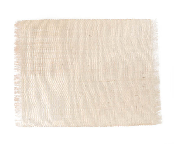 Cream Handwoven Henequen Place Mat