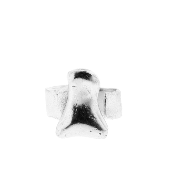 Sterling Silver Short Falange Ring