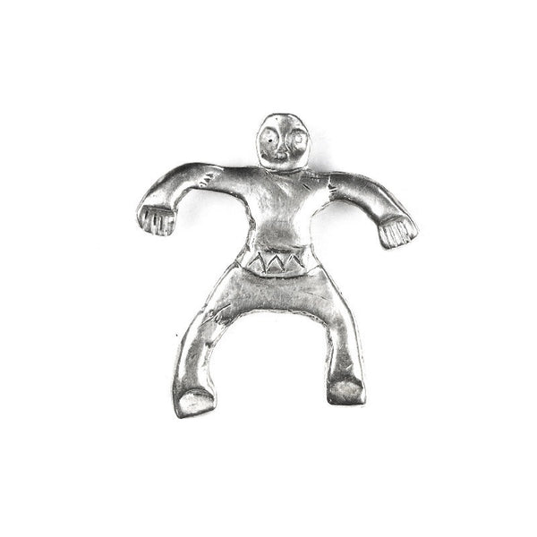 Warrior Tupu Metal Pin Pendant