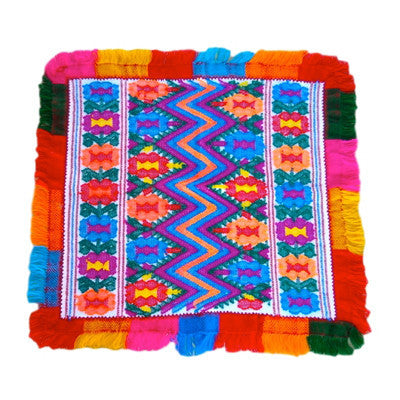 Square Multicolor Taxco Textile