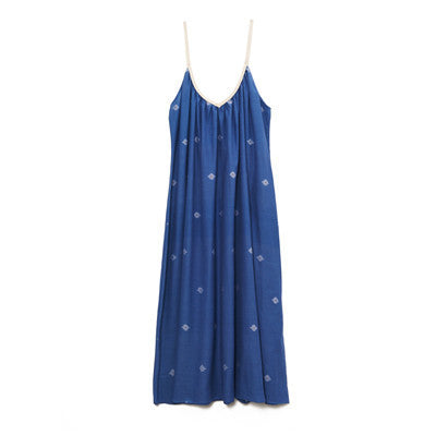 Blue Khadi Dress