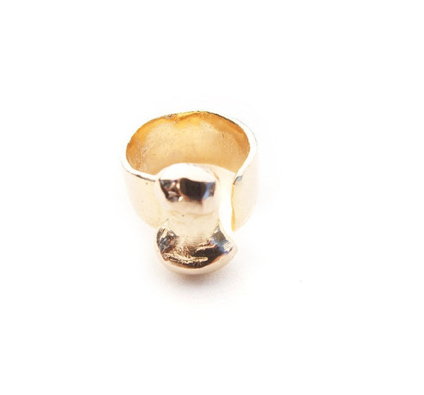 Short Rose Gold Falange Ring