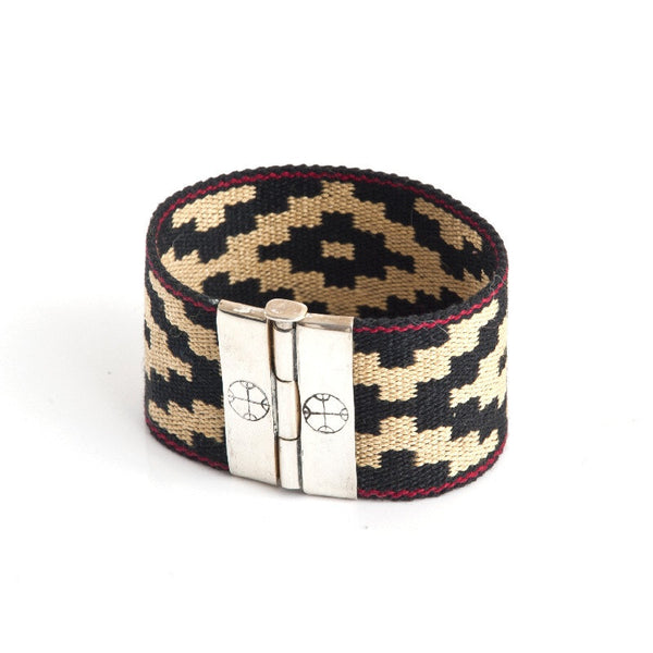 Pampa Black Cotton  Bracelet