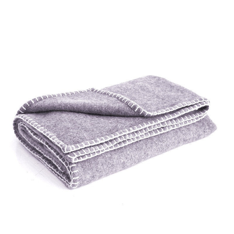 Lavender Wool Llama Blanket